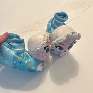 Disney Elsa Blue and White Character Booties